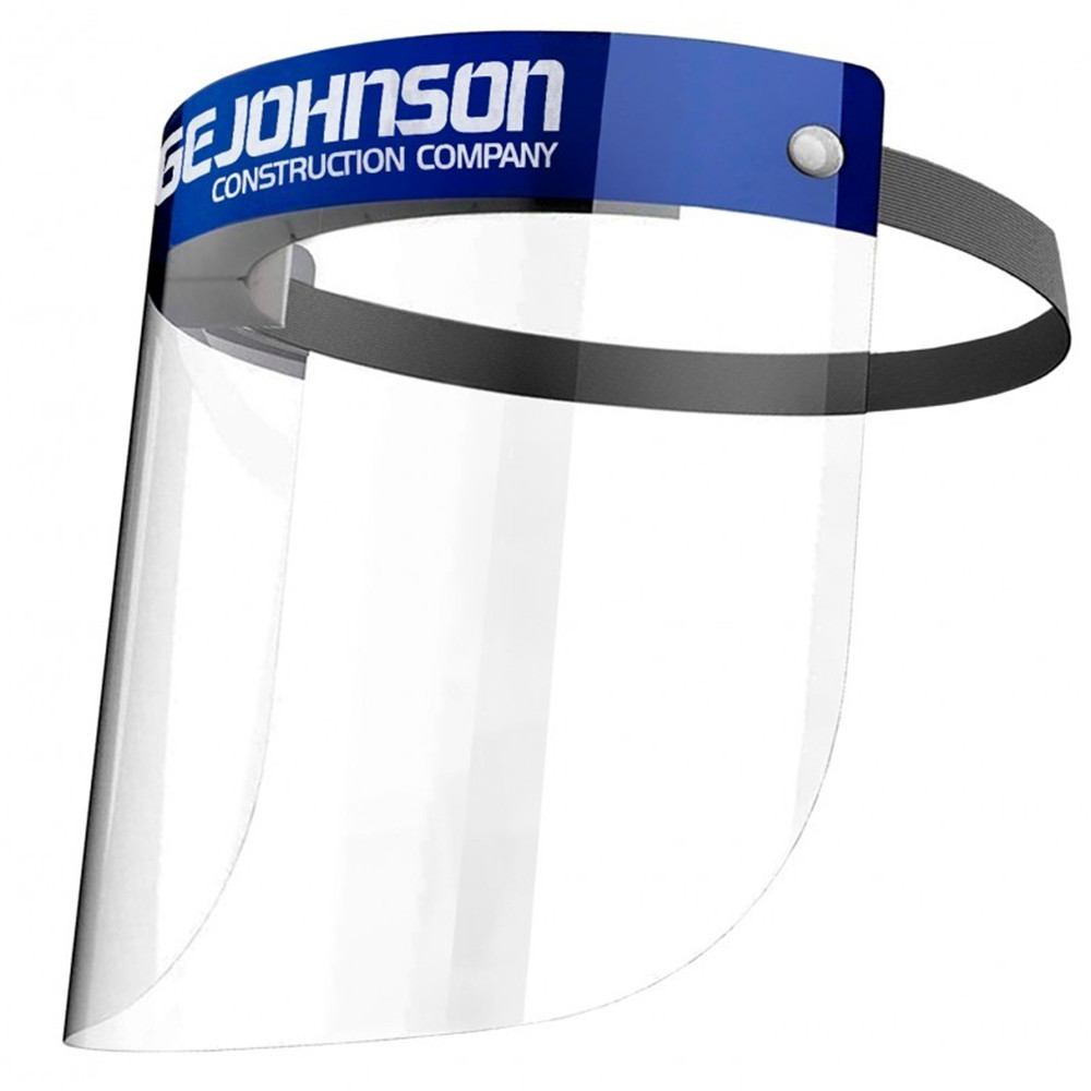 Plastic Face Shield With Anti-Fogging Protective Coating