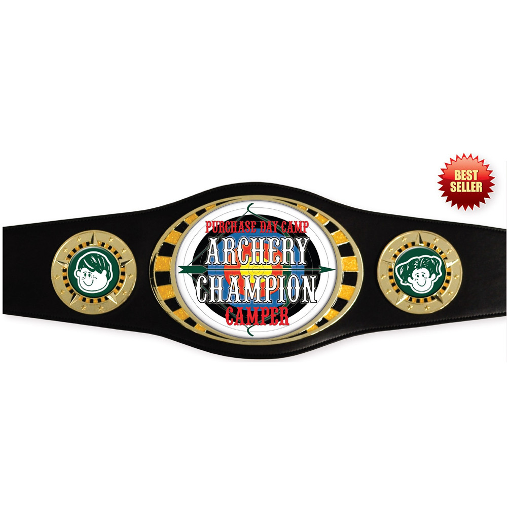 Vibraprint™ Juniors Championship Belt in Black