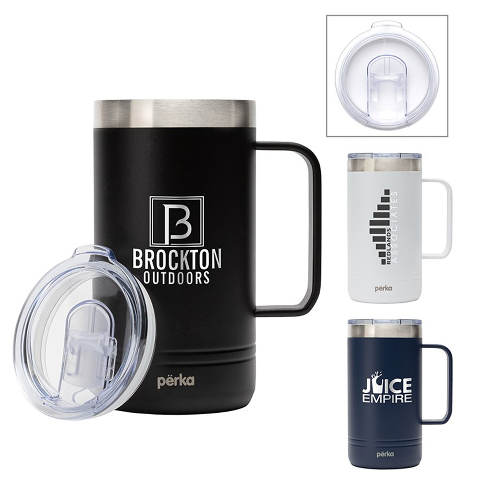 Perka Wayfarer 24 oz. 304 Double Wall Stainless Steel Mug