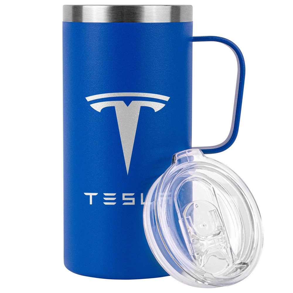 Vacuum Insulated Tall Mug With Spill-Proof Clear Sip-Lid