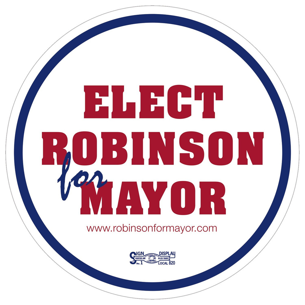 Round Vinyl Bumper Sticker Magnet